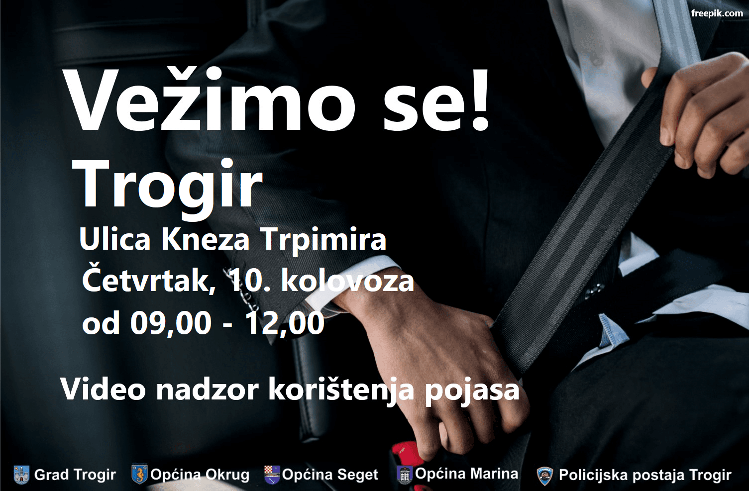 Najava aktivnosti u prometu &#8211; PP Trogir