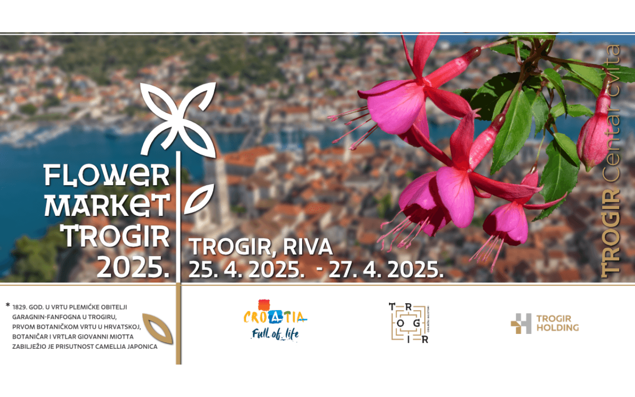 FLOWER MARKET TROGIR 2025.