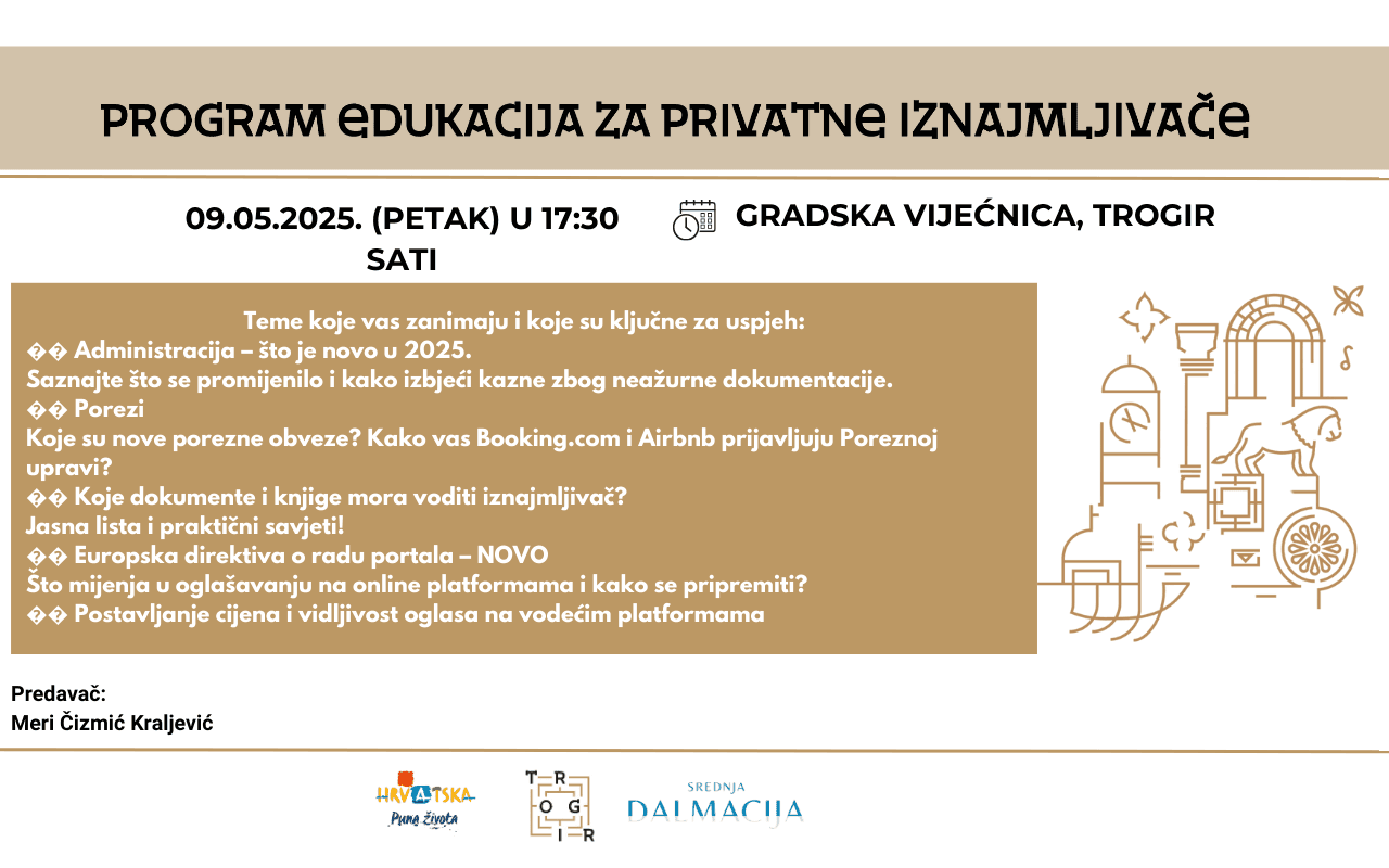 Edukacija za privatne iznajmljivače