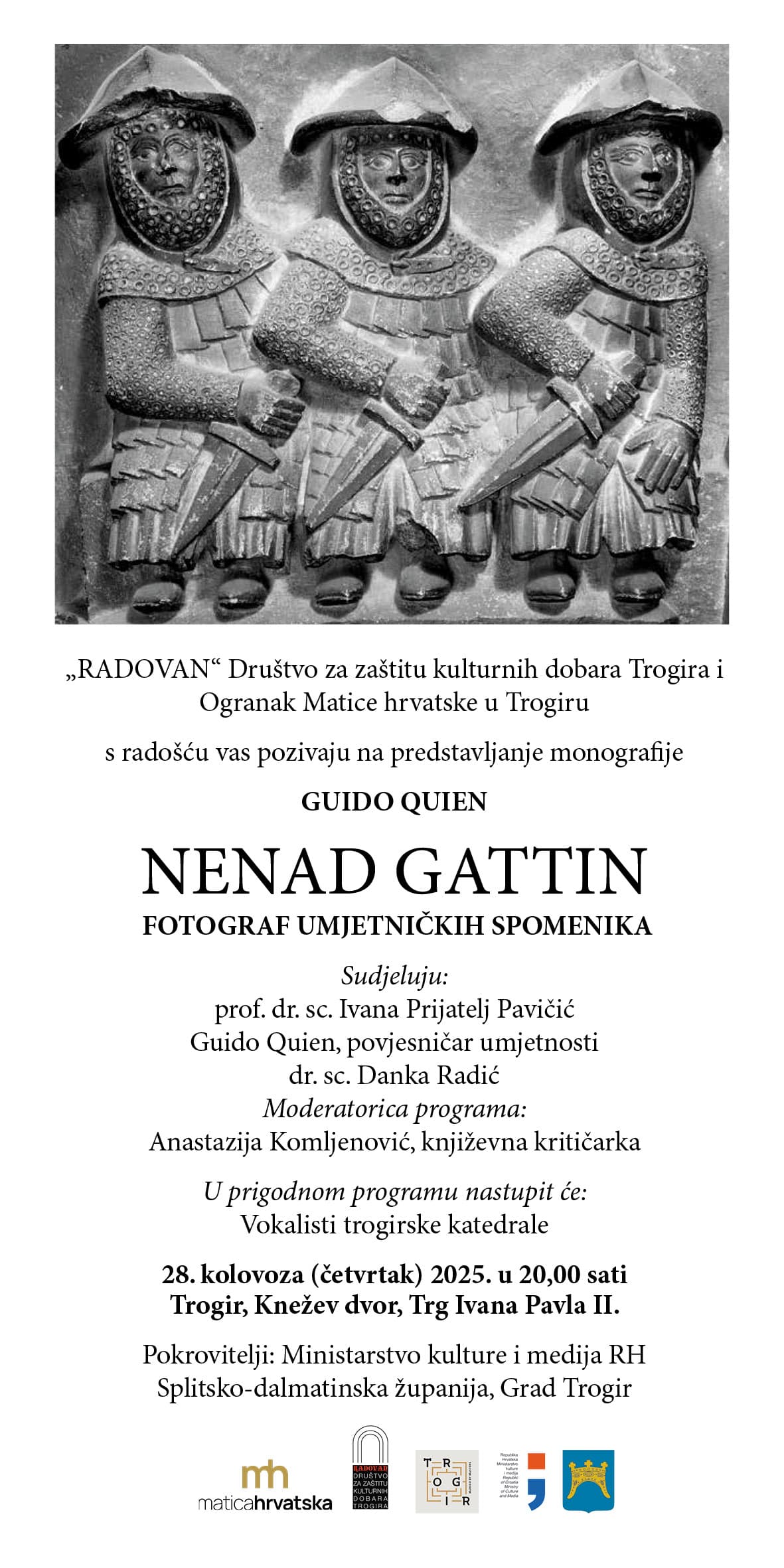 Predstavljanje monografije Nenad Gattin: fotograf umjetničkih spomenika