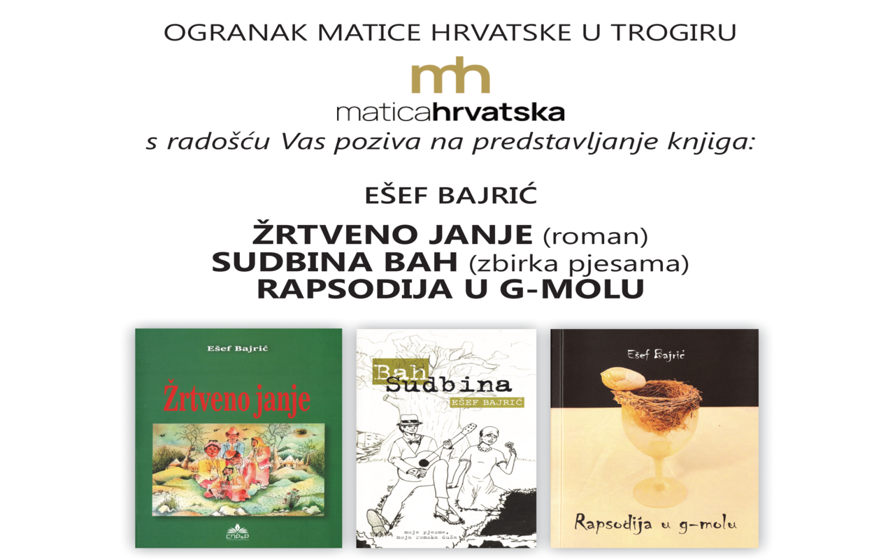 Ešef Bajrić &#8211; predstavljanje knjiga